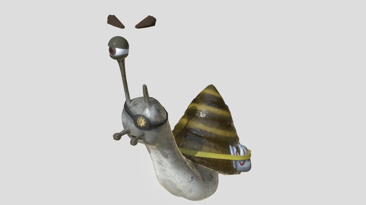 Organised Slime - Assassin Snail 3D Model