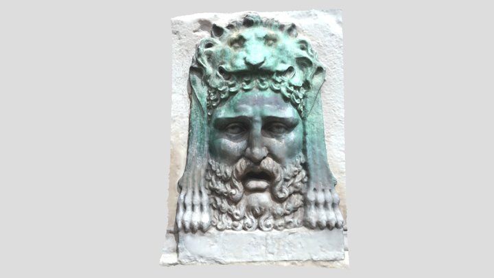 Tête d'Hercule en bronze - Arles 3D Model