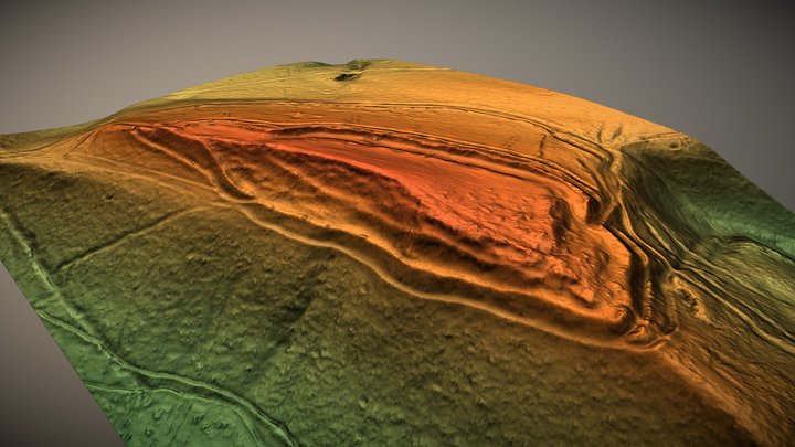 Croft Ambrey, Herefordshire (UK) – Free 3D Model STL