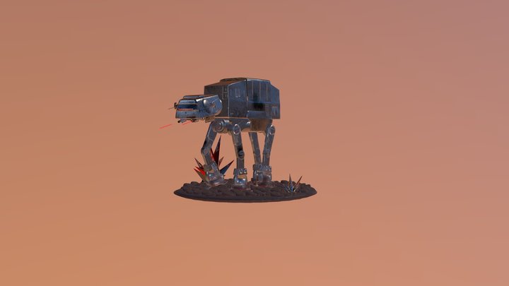Imperial AT-AT Walker 3D Model