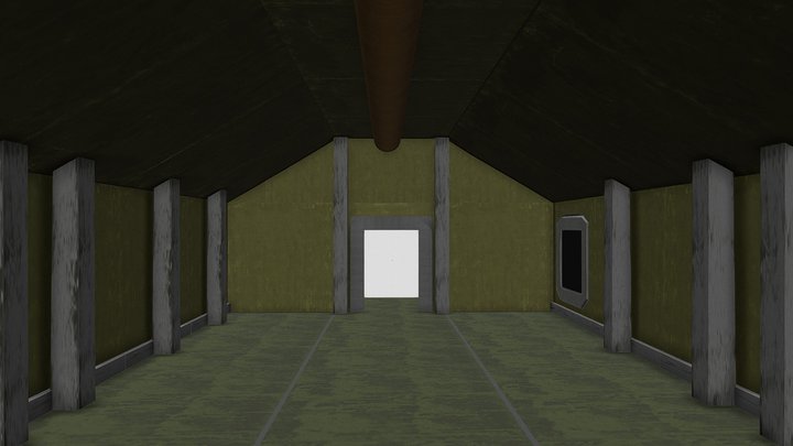 Vault Corridor 3D Model