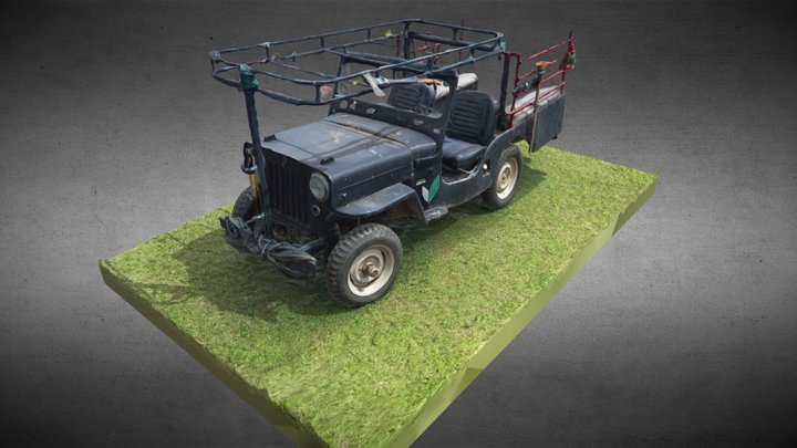 Jeep Utuado Puerto Rico 3D Model