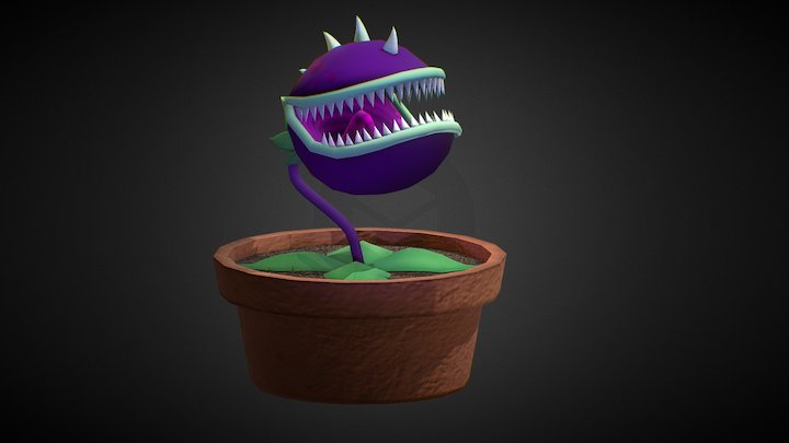 Plants Vs Zombies Chomper 3D Model