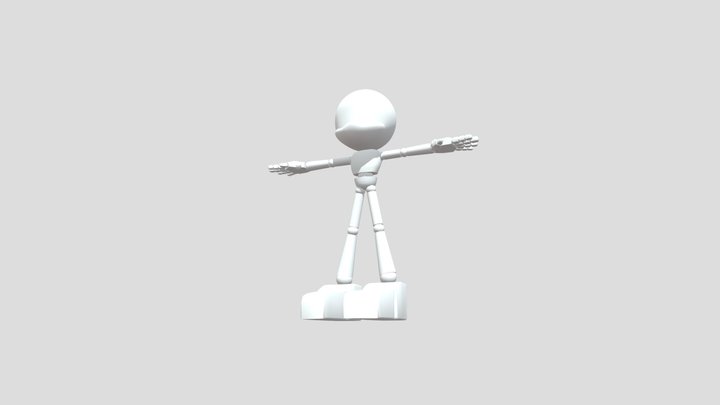 sonic Male dummy 3D Model