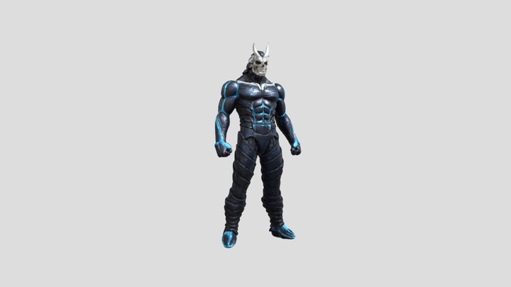 Armored Demon Warrior 3D Model