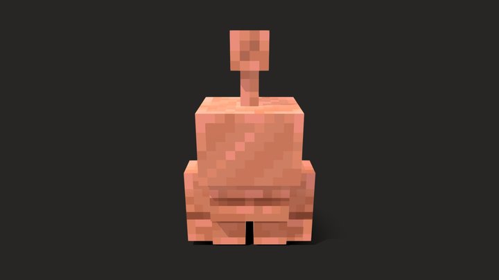 Copper Golem 3D Model