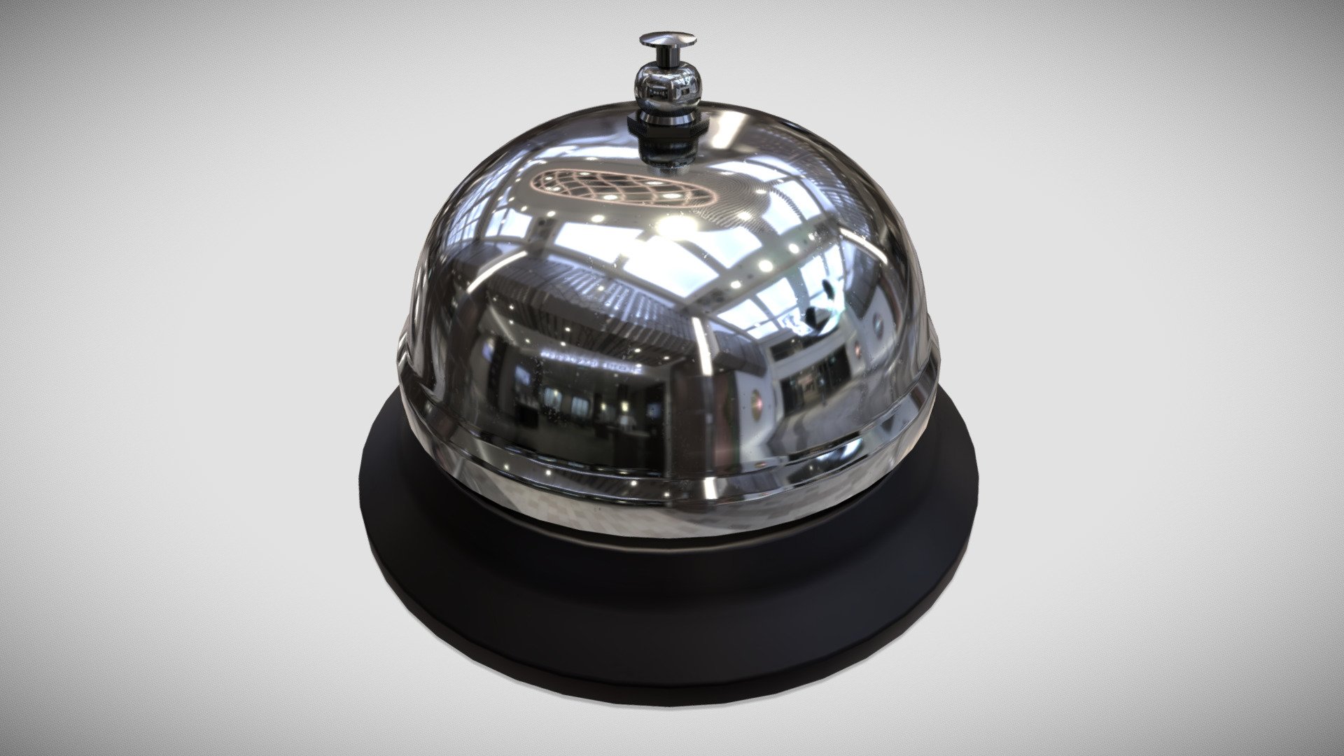 Table Bell Download Free 3D model by gla_bot [77f2ea1] Sketchfab
