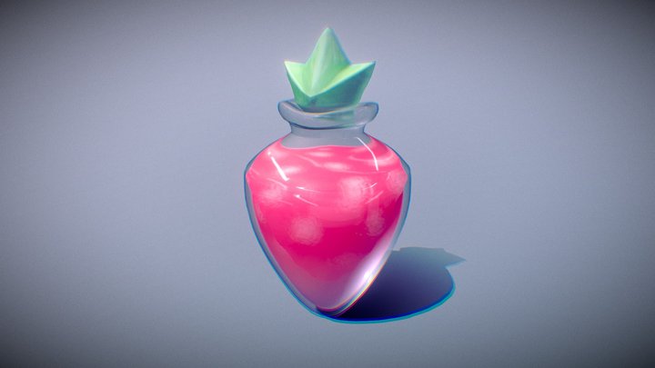 Red Potion Practice 3D Model