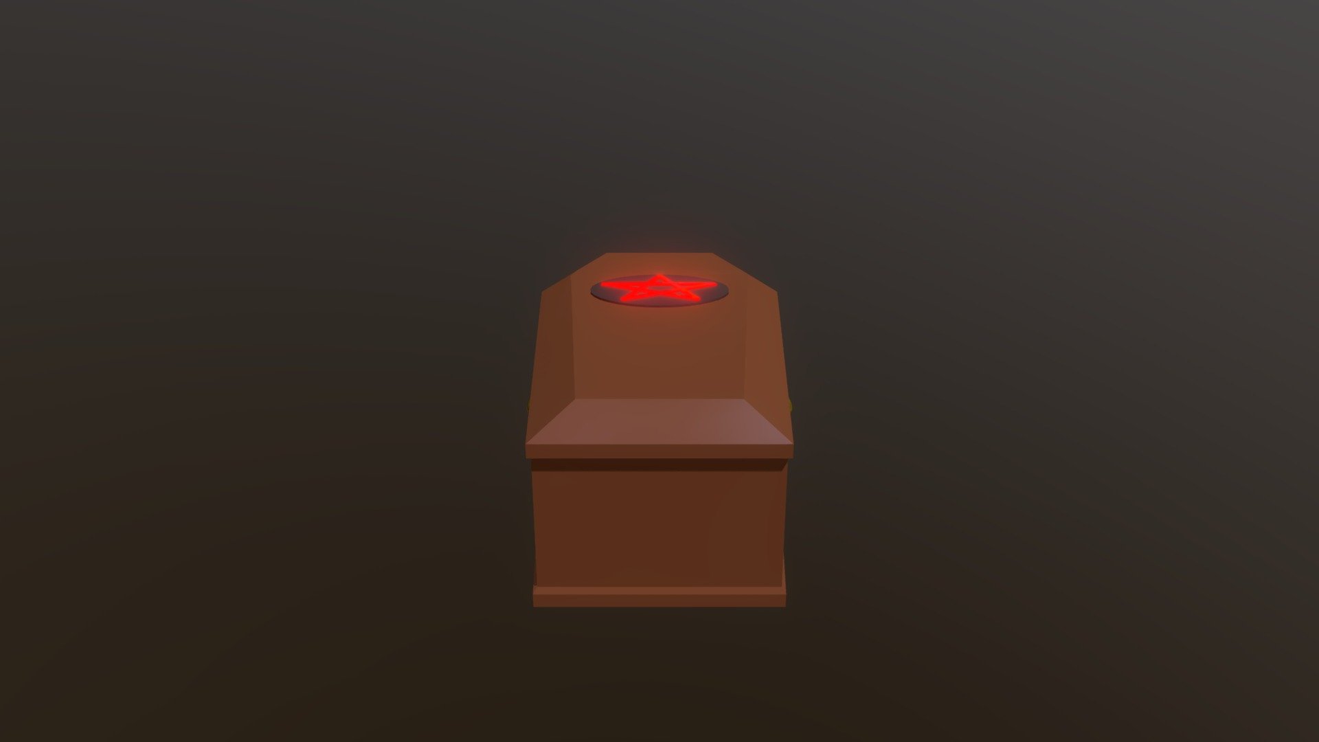 Coffin w/ pentagram