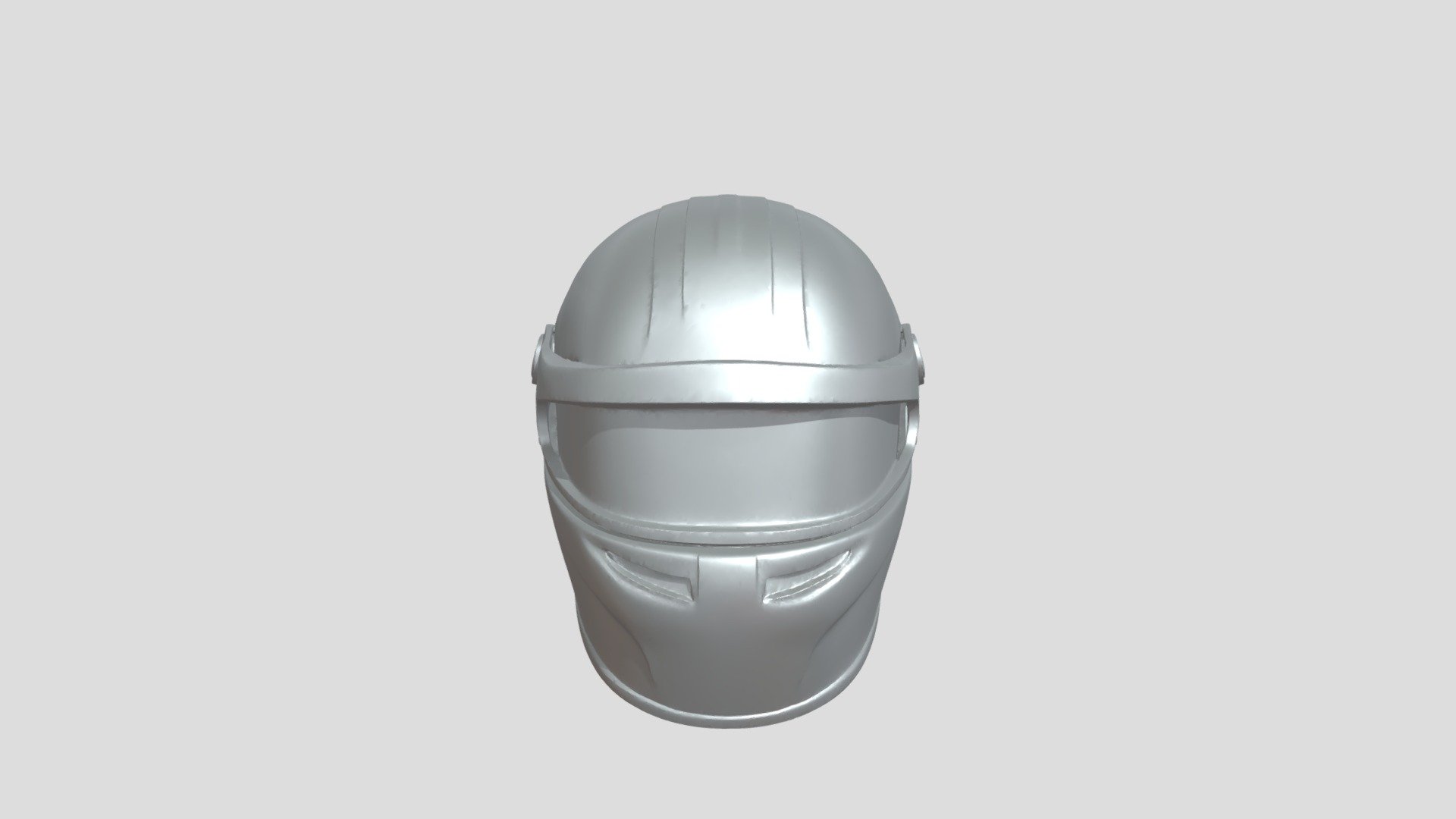 A gray racing helmet - 3D model by muka3d [77f3db6] - Sketchfab