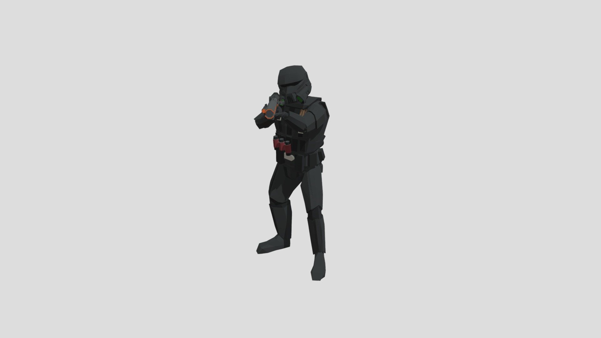 Death trooper Shoot Animation