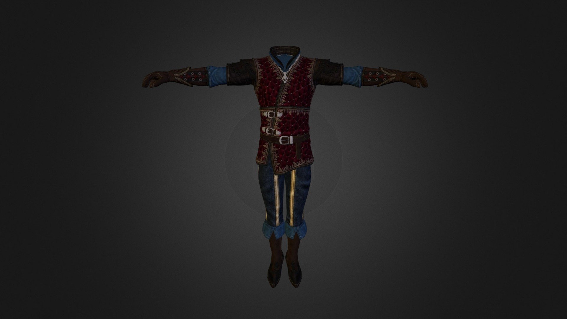 Fantasy Ranger - Purple - 3D model by beholdmidia [77f43d2] - Sketchfab