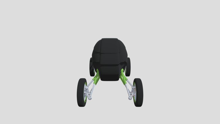 Uber Eats Vehicle FBX 3D Model