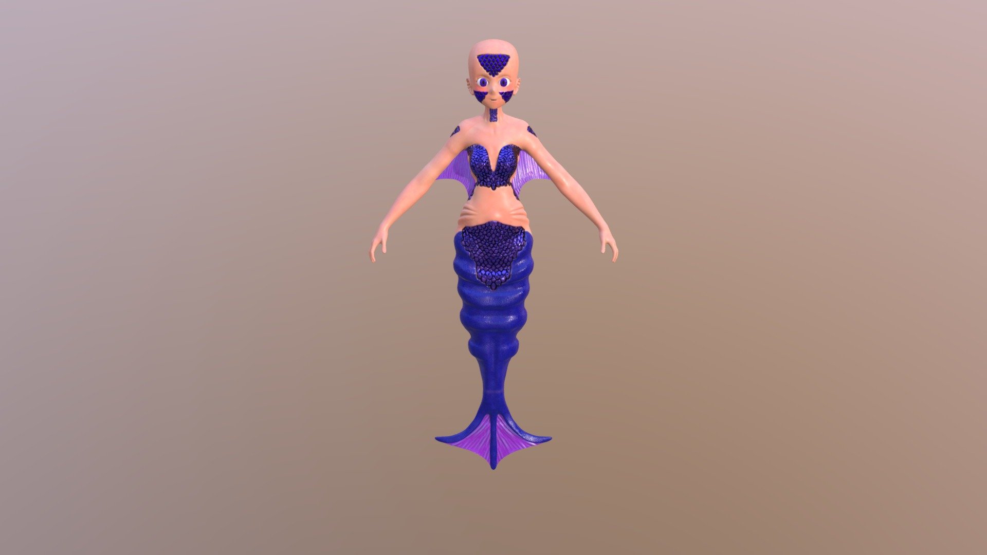 Mermaid - 3D model by Toastyengineer [77f4b05] - Sketchfab