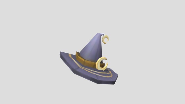 Low Poly - Witch's Hat 3D Model
