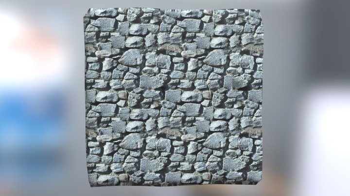 Stone-wall-3.5 X 3.5m – Kostenloses 3D-Modell STL