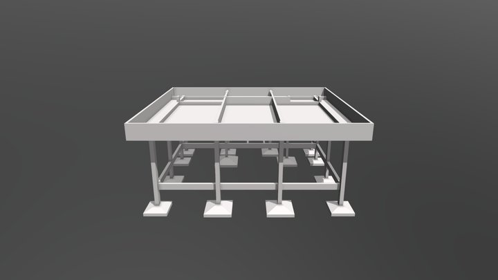 11 metros de vão livre. 3D Model