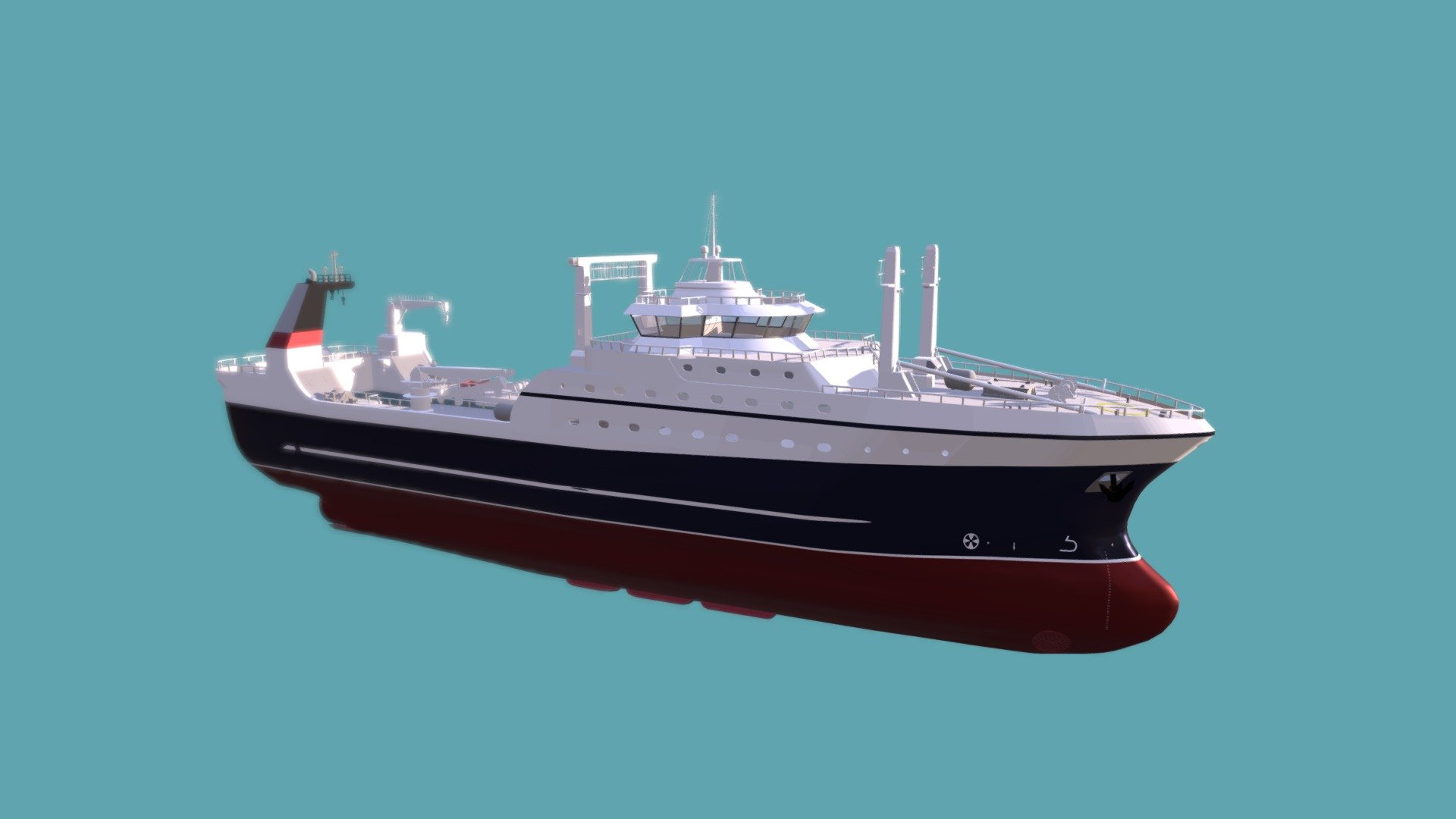 ST-192 Model Fish Trauler Ship - 3D model by Olgoihorhoi [77f74f2 ...