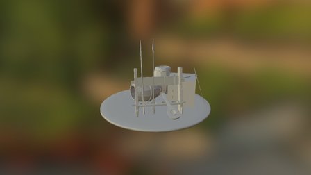 Medival camp supplies 3D Model