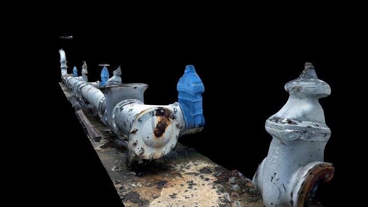 Abandoned Water Pipeline [Scaniverse] – Modèle 3D gratuit STL
