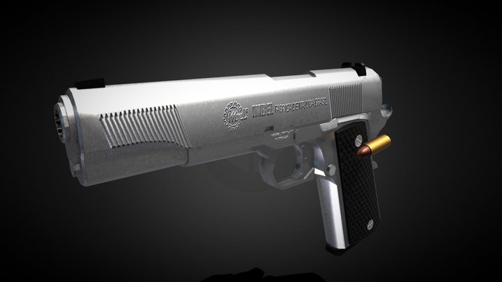 1911-A1 Pistol 3D Model