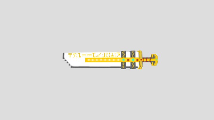 Minecraft - Greatsword 3D Model