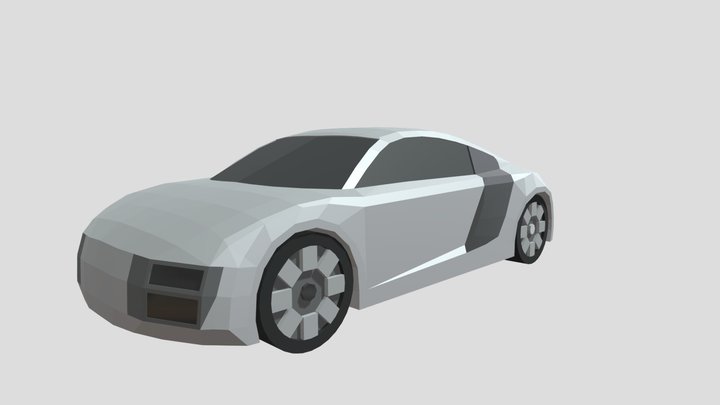 [Low Poly] Audi R8 3D Model
