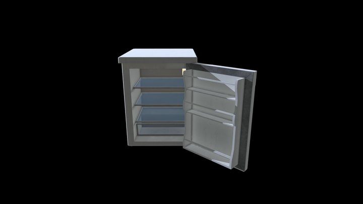 Fridge under-counter 3D Model 3D Model
