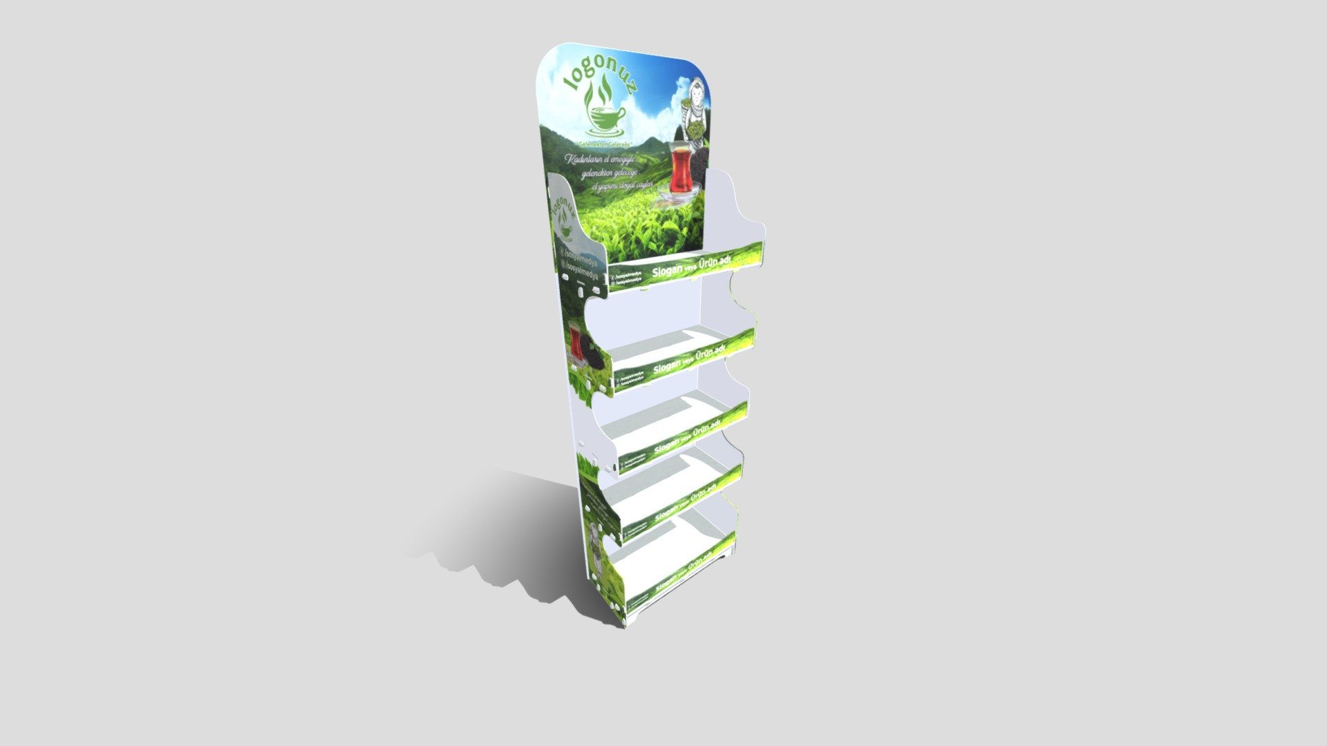 Bestah Ahşap Stant — Sketchfab embed 3D viewer