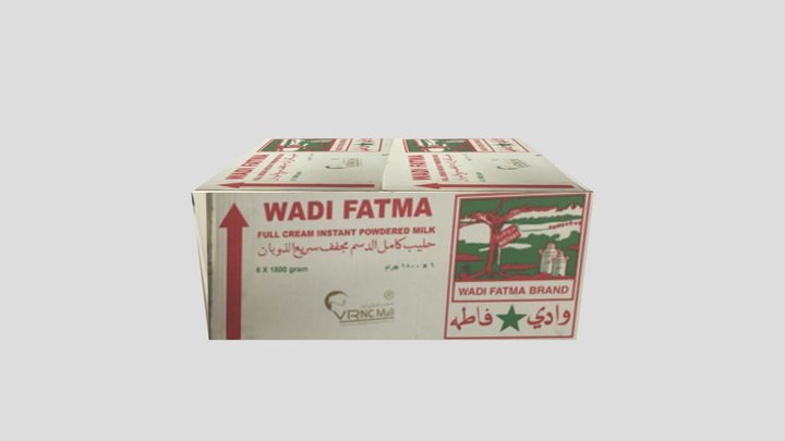 حليب وادي فاطمة في مول المجلس الوطني 3D Model