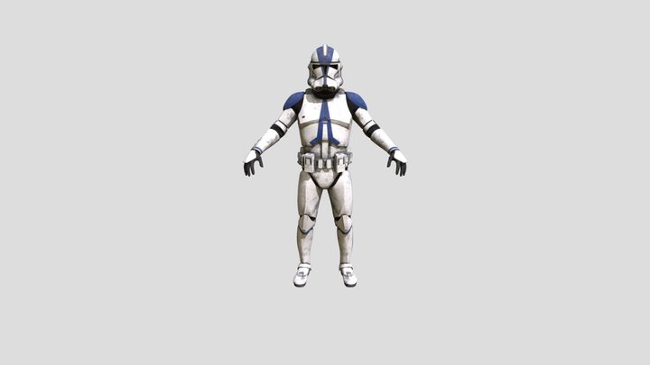 501st CloneTrooper 3D Model