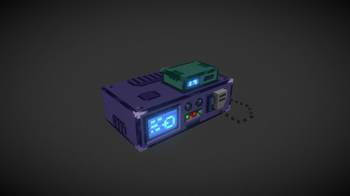 Radio 3D Model