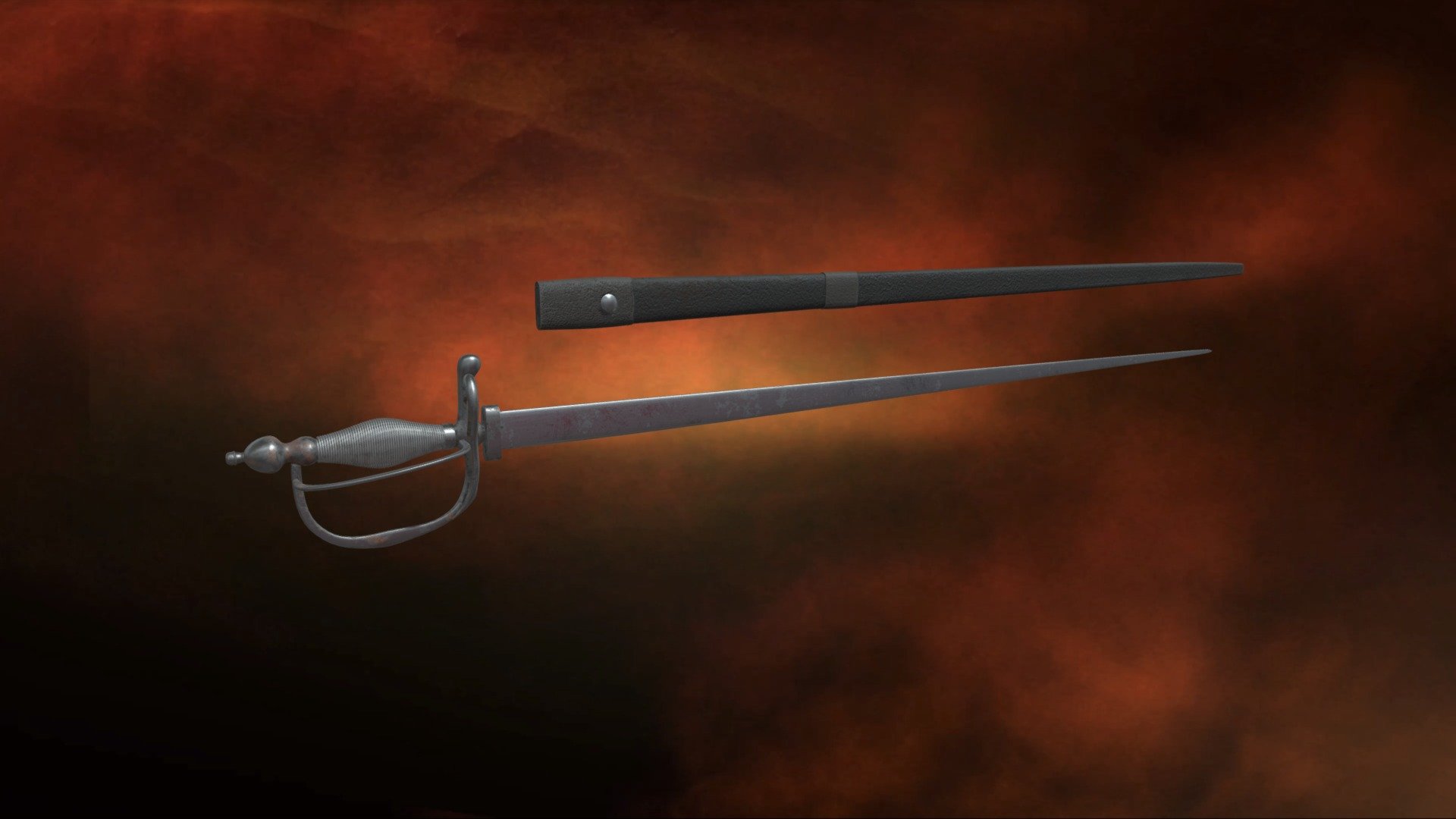 Epee De Service Buy Royalty Free 3D model by L'Atelier 5D
