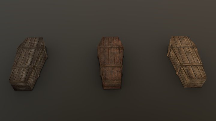 Coffins 3D Model