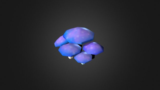 Mushroom lowpoly – Free 3D Model STL