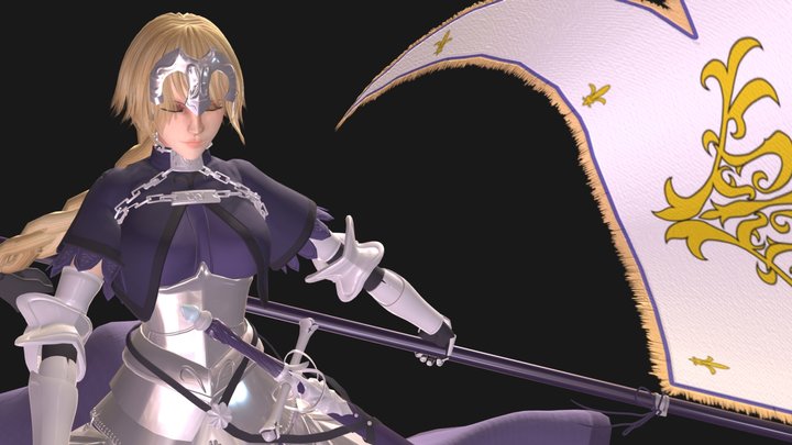 Jeanne D' Arc 3D Model