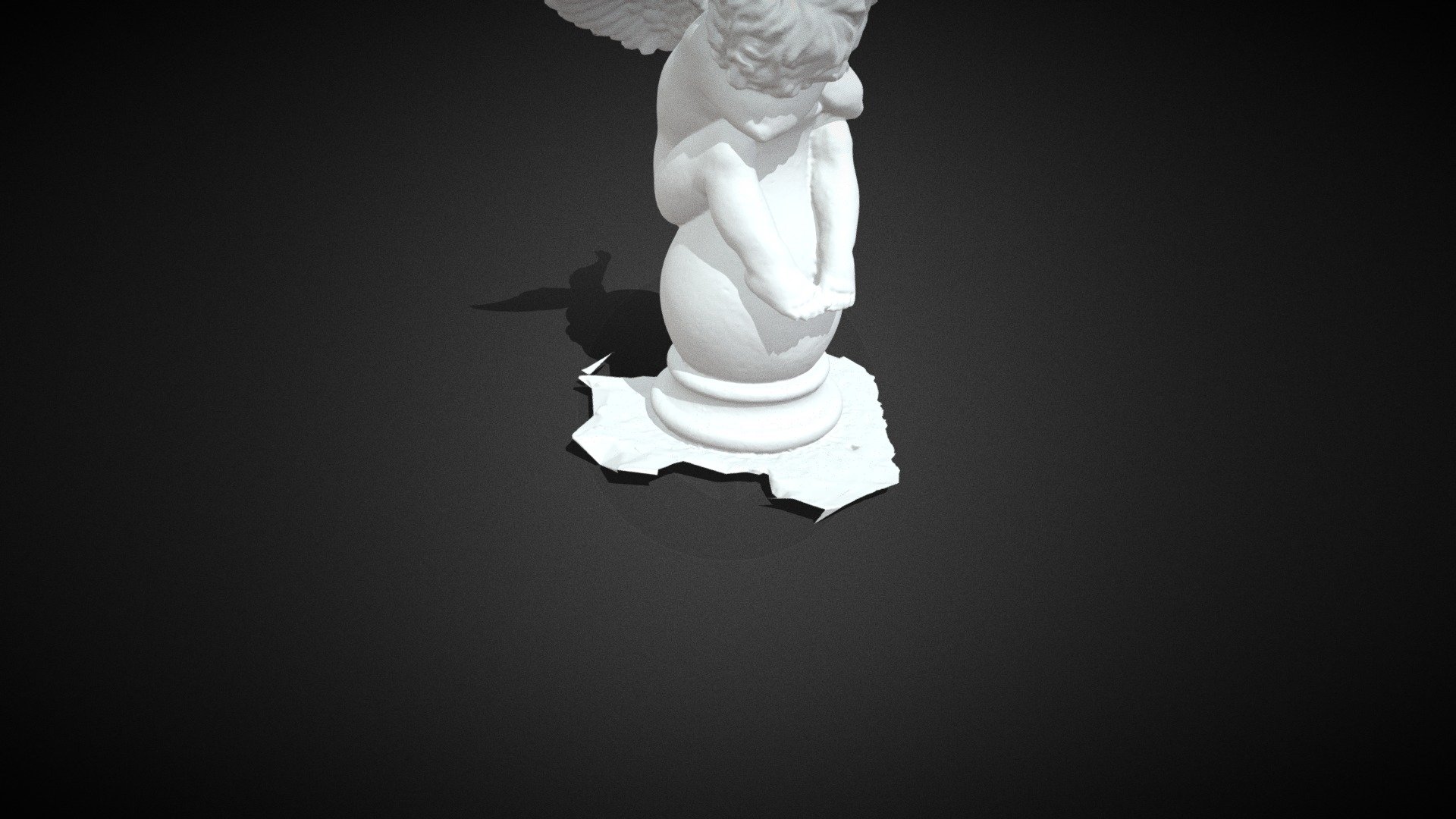 Test Cherub Statue