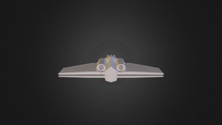 Small Space Fighter 3D Model