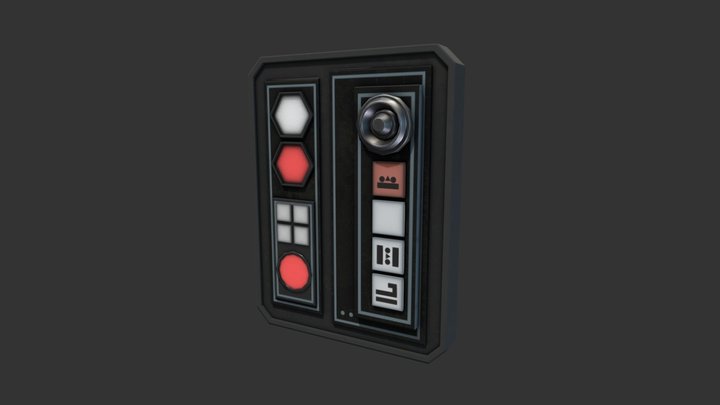 Star Wars Rogue One Door Panel 3D Model