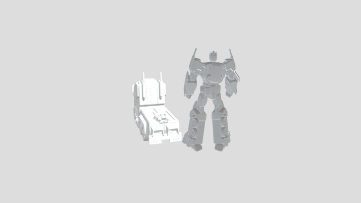 TF - Optimus Prime No Rigged rig bone fbx – Kostenloses 3D-Modell STL