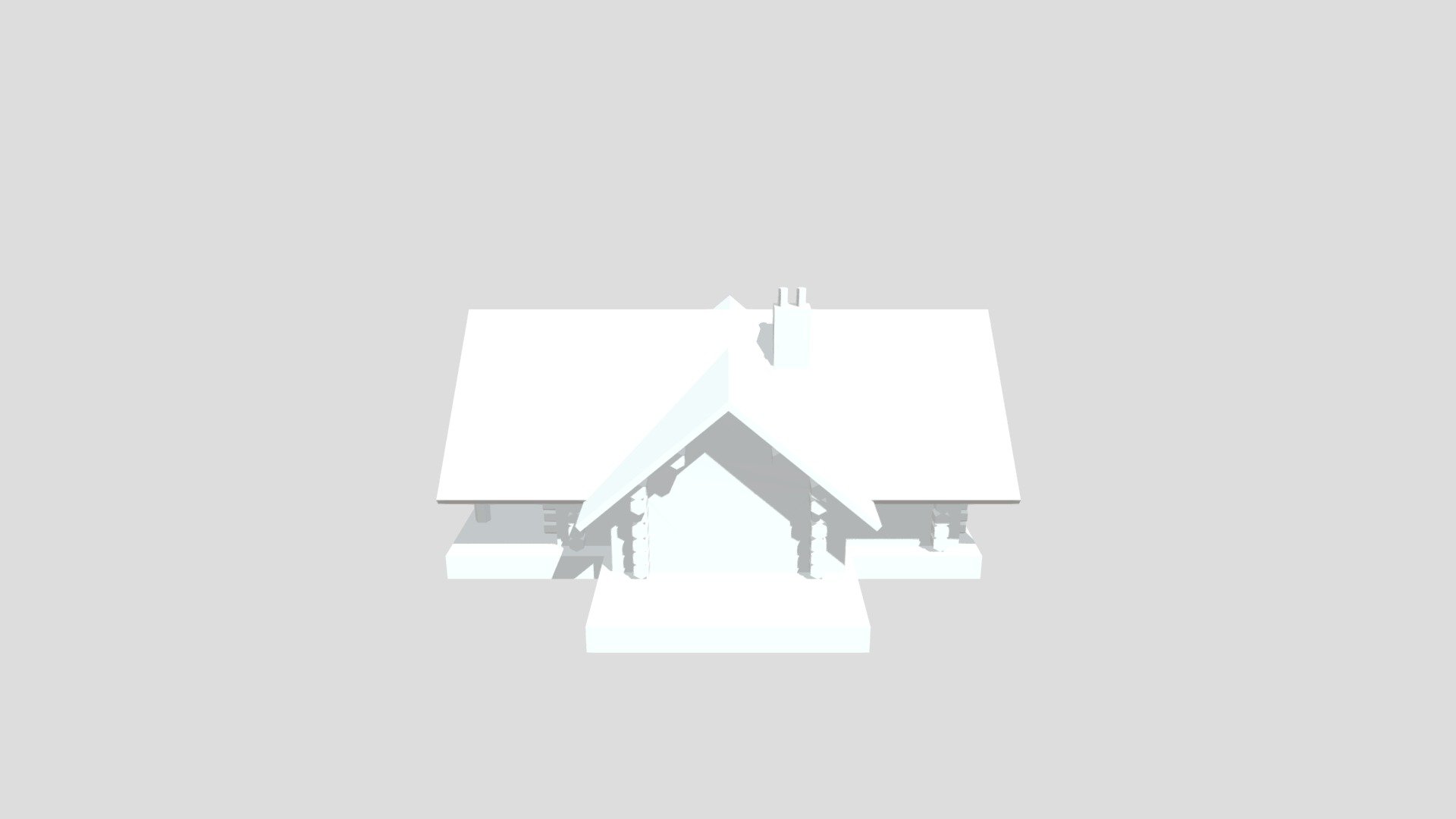 Log cabin from Poly by Google