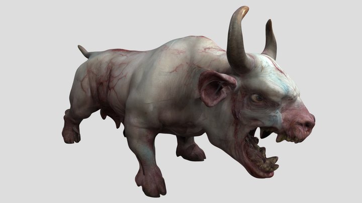Bramblegore - monster bull – Kostenloses 3D-Modell STL