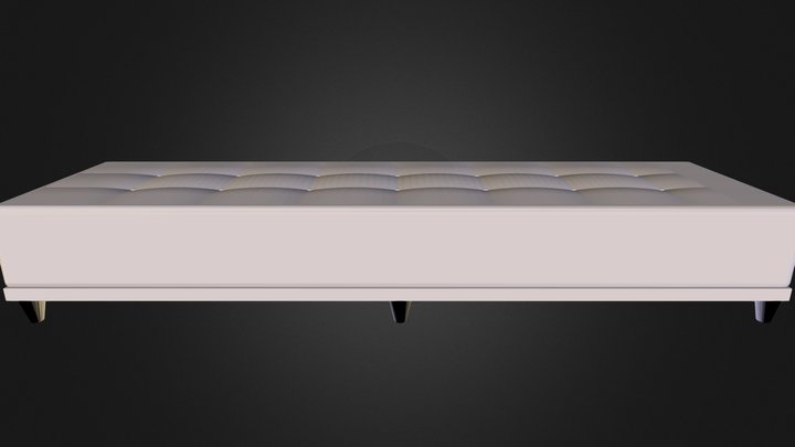 Ottoman bench seating 3D Model