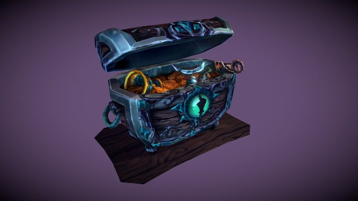 Treasure Chest 3D Model