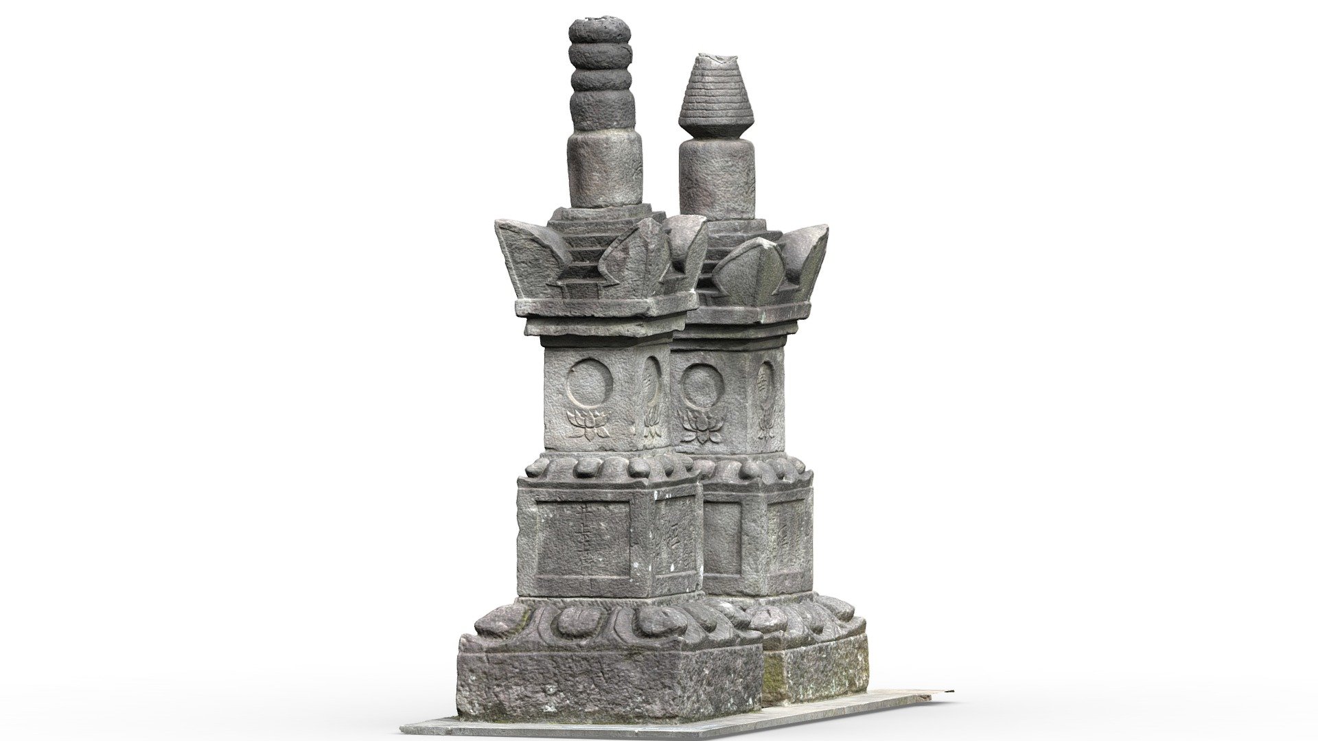 本納寺井上氏宝篋印塔 - Download Free 3D model by Honma (@sekizo