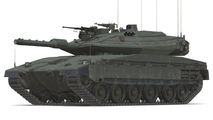Merkava Mk.4B – Kostenloses 3D-Modell STL