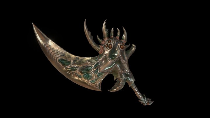 Beetle Axe 3D Model