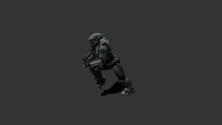 Master Chief Cycle Sprint 3D Model