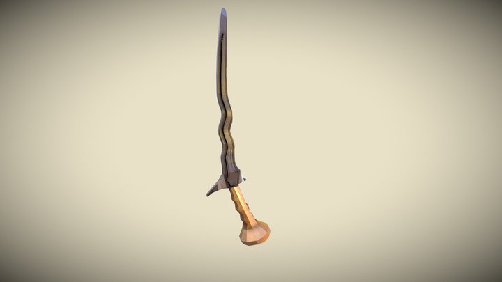 Kris Sword 3D Model