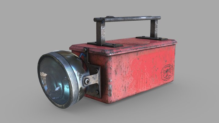 Old Torch - Dirt (Low Poly) – Free 3D Model STL